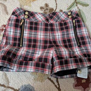 Liz Lisa super cute thick material plaid shorts. Tags!!